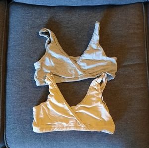 SIX nursing bras - fit like med/small